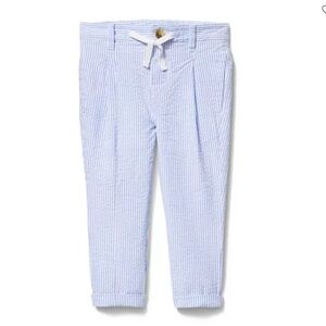 Janie and Jack- Drawstring Seersucker Pant